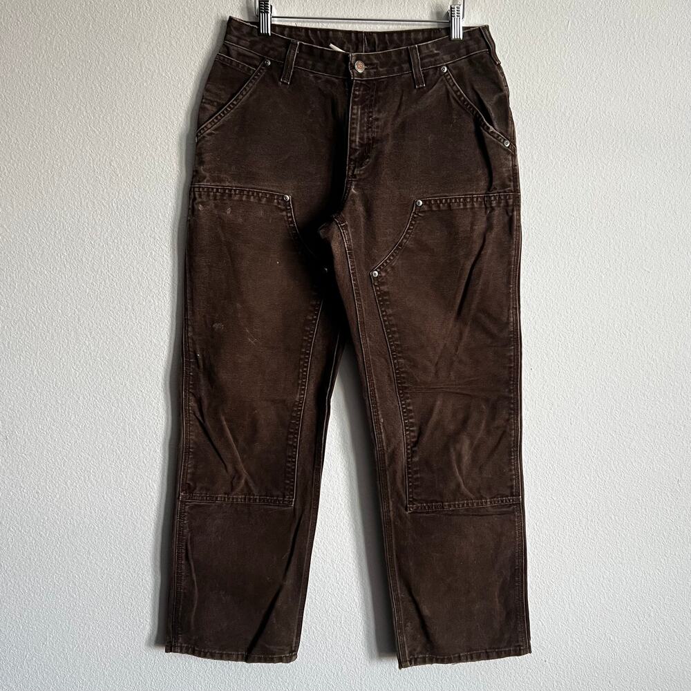 Carhartt WOMENS brown double knee work wear carpenter pants